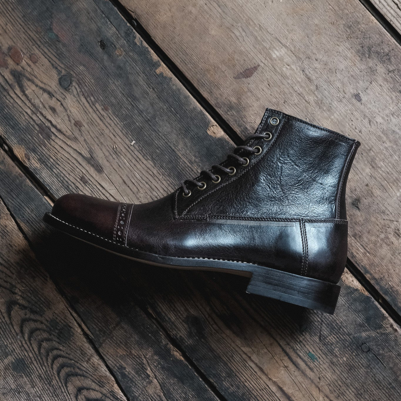 1912 Russet "Marching" Shoe Reproduction - Toscanello Horse TPR