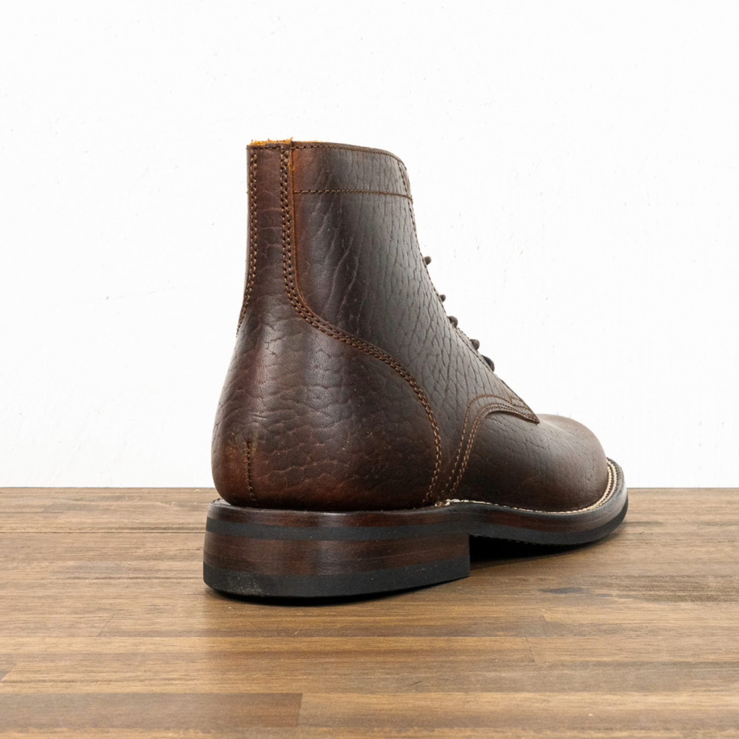 Lisbon Stitchdown - Overdyed Cognac Horsebutt