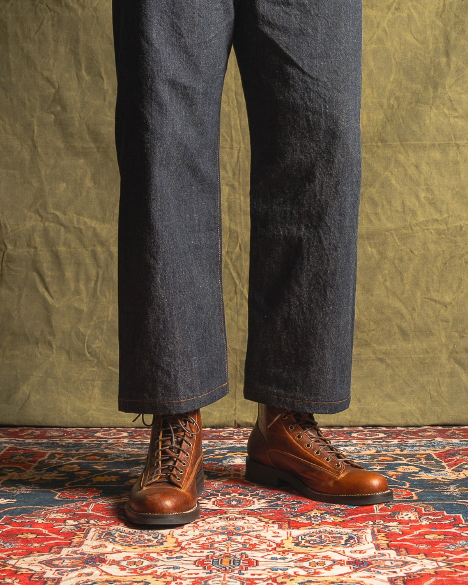 Carver - Cognac Burnt Chip Tan Bison