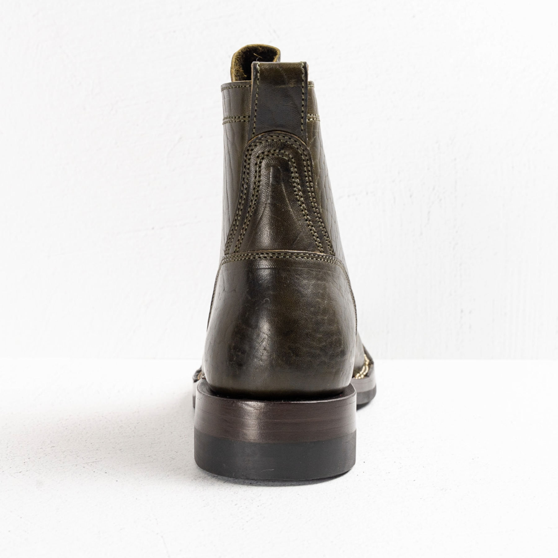 Garrett - Olive Rustic Horsebuttm- Final Sale