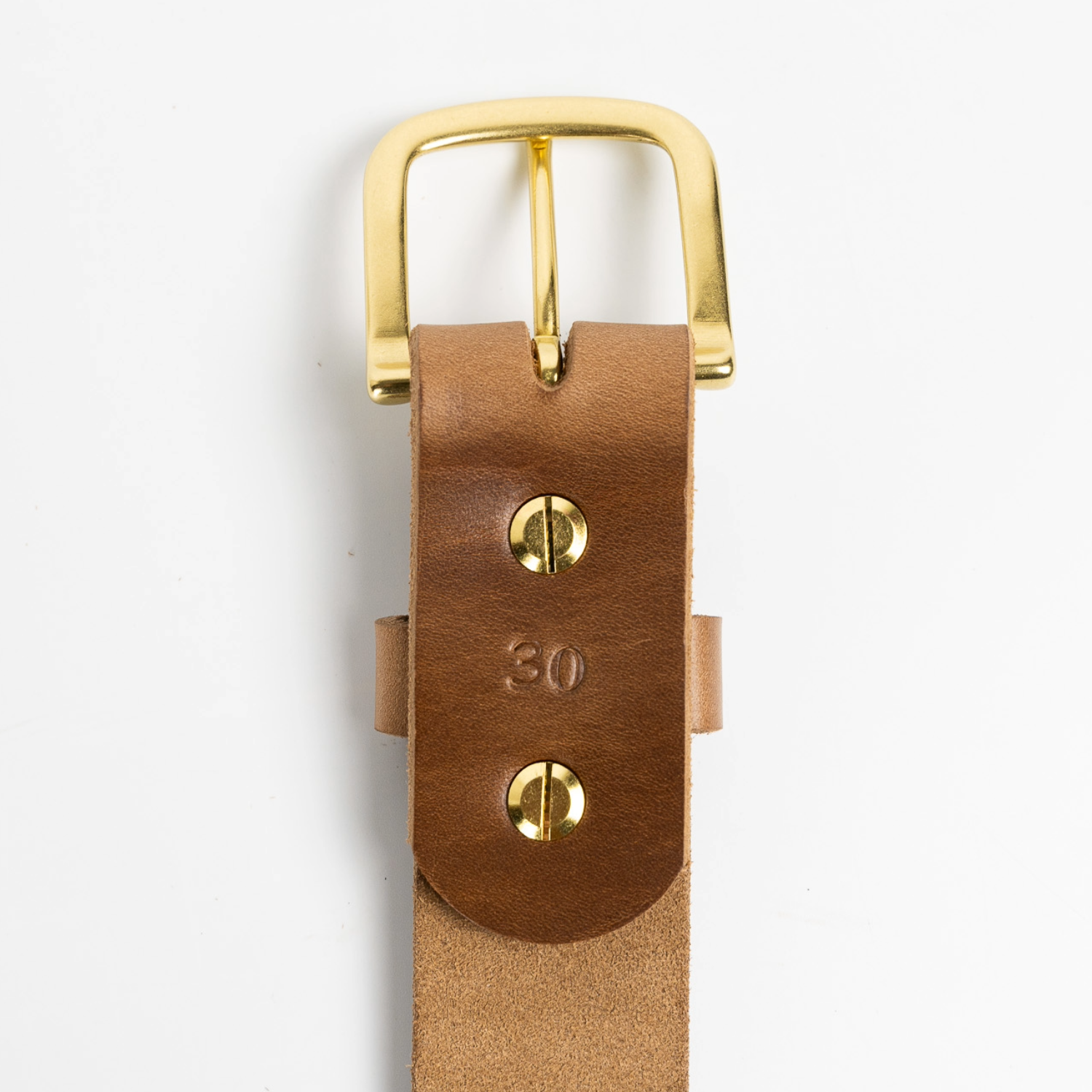 Natural Chromexcel Leather Belt