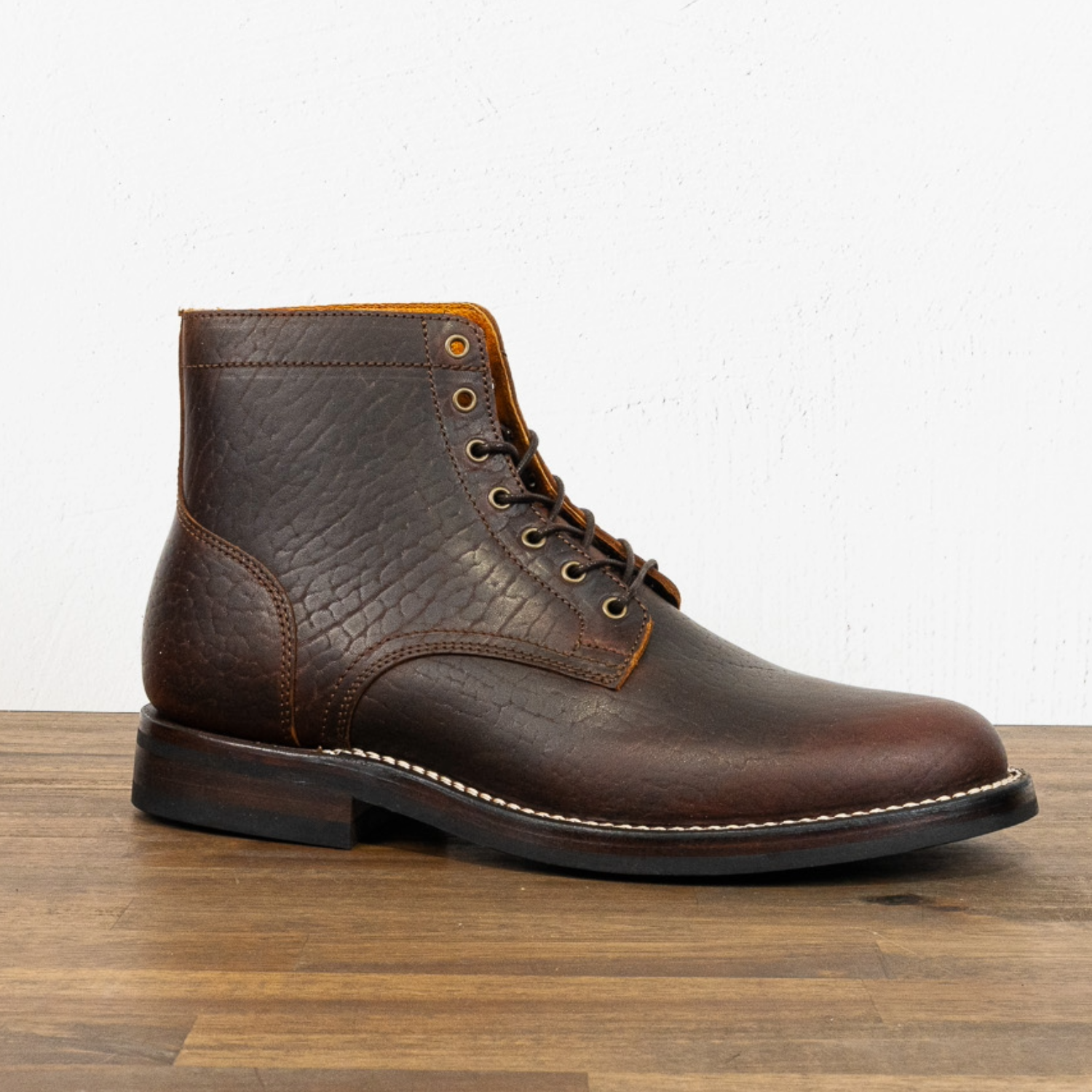 Lisbon Stitchdown - Overdyed Cognac Horsebutt