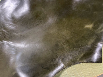 TPR Horsebutt Olive leather