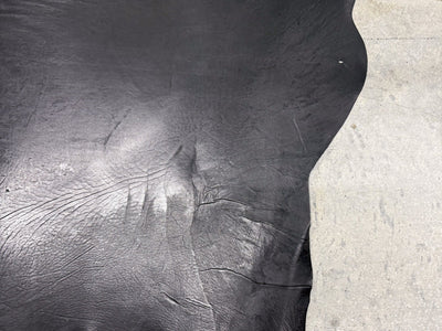 Horsebutt Black leather