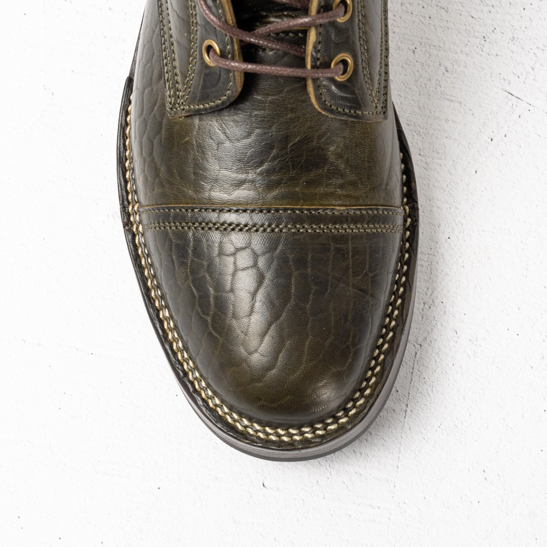 Garrett - Olive Rustic Horsebuttm- Final Sale